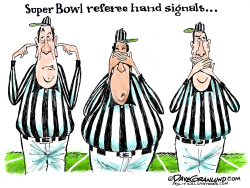 SUPER BOWL REFEREES by Dave Granlund
