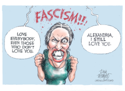 AOC CALLS CHRISTIANITY FASCISM by Dick Wright