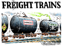 TOXIC RAIL ACCIDENTS by Dave Granlund