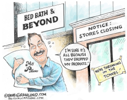 BED BATH STORES CLOSING by Dave Granlund