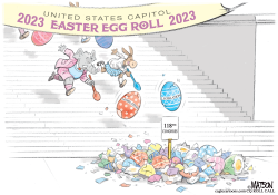 CONGRESSIONAL EASTER EGG ROLL  by R.J. Matson