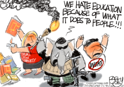 BOOK LEARNING by Pat Bagley
