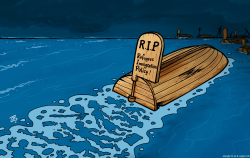 RIP : REFUGEES IMMIGRATION POLICY ! by Emad Hajjaj