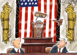 KEVIN EJECTION by Pat Bagley