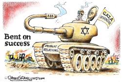 ISRAEL PR AND GAZA by Dave Granlund
