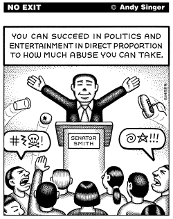 SUCCESS IS PROPORTIONAL TO ABUSE by Andy Singer