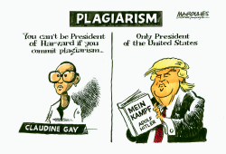 PLAGIARISM AND HARVARD PRESIDENT by Jimmy Margulies