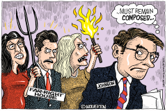 MIKE JOHNSON UNDER ATTACK by Monte Wolverton