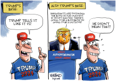 THE TRUMP BASE by Dave Whamond