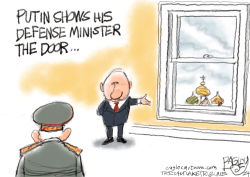 RUSSIA SHAKEUP  by Pat Bagley