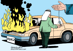 IRAQIS IN THE DRIVER SEAT -  by Arcadio Esquivel