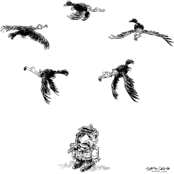ARAFATAND VULTURES by Daryl Cagle