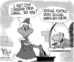 GRINCH AND ELECTRIC CO - GRAY by Gary McCoy