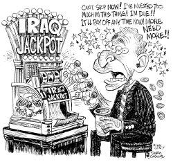 IRAQ JACKPOT by Daryl Cagle