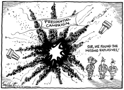 THEY FOUND THE MISSING EXPLOSIVES by Bob Englehart