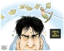 Jumping the Sheen COLOR by John Cole, The Scranton Times-Tribune