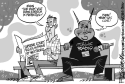 free speech by David Fitzsimmons, The Arizona Star