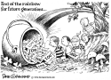 Pot of gold IOU by Dave Granlund, Politicalcartoons.com