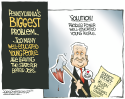 LOCAL PA -- Corbett budget COLOR by John Cole, The Scranton Times-Tribune