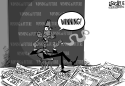 Winning the future by Eric Allie, Caglecartoons.com