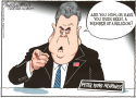 Peter King Hearings Color by Bob Englehart, PoliticalCartoons.com