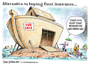 Flood insurance alternative by Dave Granlund, Politicalcartoons.com