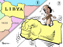 Libya uprising by Paresh Nath, U.T. Independent, India