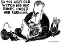 Peter Kings Muslim hearings by Randall Enos, Cagle Cartoons