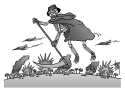 Gaddafi as Grim Reaper by Arend van Dam, politicalcartoons.com