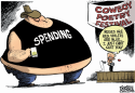 Cowboy Poetry COLOR by Eric Allie, Caglecartoons.com