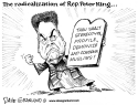 Rep Peter King and Muslims by Dave Granlund, Politicalcartoons.com