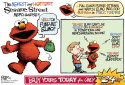 Fund-Me Elmo COLOR by Nate Beeler, The Columbus Dispatch