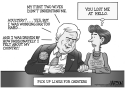 Newt Gingrich's Pick Up Lines For Cheaters by R.J. Matson, CagleCartoons.com
