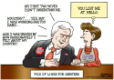 Newt Gingrich's Pick Up Lines For Cheaters-COLOR by R.J. Matson, CagleCartoons.com