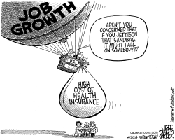 JOB GROWTH WEIGHED DOWN by Jeff Parker