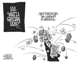 GREEK BAILOUT VOTE BW by John Cole