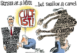 GNAT-PICKING ROMNEY by Pat Bagley