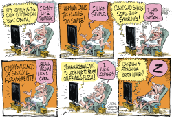 HERMAN CAIN NEWS  by Daryl Cagle
