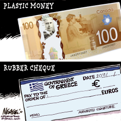 PLASTIC MONEY by Steve Nease