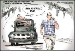 RUN, FORREST, RUN FOR GOP PRESIDENT by J.D. Crowe