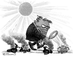 GOP MAGNIFYING GLASS by Daryl Cagle