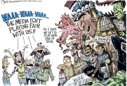 CANDIDATES AND THE MEDIA by Joe Heller