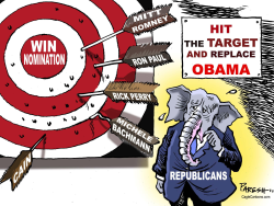 GOP CANDIDATES  by Paresh Nath