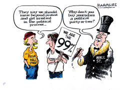 OCCUPY WALL STREET AND POLITICS by Jimmy Margulies