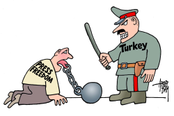 JOURNALISTS IN TURKEY by Arend Van Dam