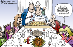 THANKSGIVING WITH CONGRESS by Bruce Plante