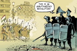 TAHRIR SQUARE IS REBELLING AGAIN by Patrick Chappatte