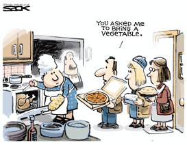 PIZZA IS A VEGETABLE by Steve Sack
