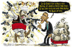 PAKISTAN AND OBAMA  by Daryl Cagle