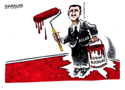 SYRIAN BLOODSHED by Jimmy Margulies